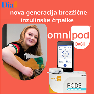 Praktični pregled inzulinske črpalke Omnipod DASH