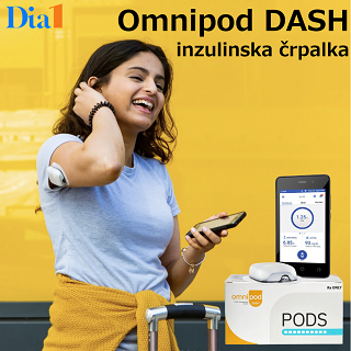 Nova inzulinska črpalka Omnipod DASH v Sloveniji!